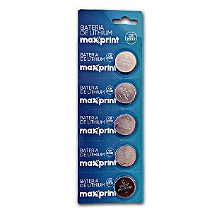 BATERIA 2032 LITHIUM CARTELA COM 5 UNID.