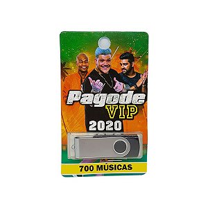 Pendrive musical 700-1000 musicas pagode vip 2020