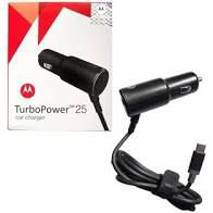 Carregador Motorola Turbo para carro 25W V-8 cabo+fonte