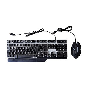 Kit Teclado e Mouse Gamer Com Backlight Banson Tech BS-503