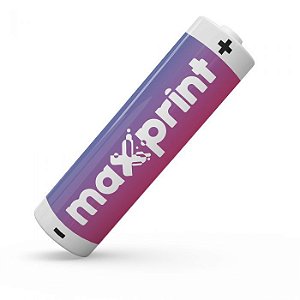 Tubo de Pilhas comum AAA Maxprint 60 Unidades