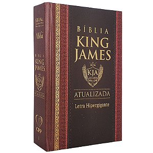 Bíblia King James Capa Dura Versão Atuali Letra Hipergigante