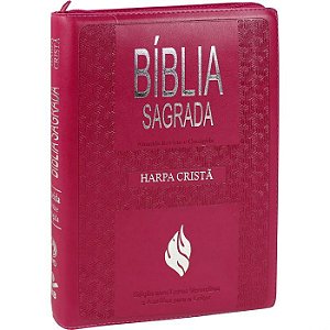 Livro Bíblia Sagrada Letra Gigante Com Harpa Cristã E Índice