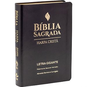 Bíblia SAGRADA CRITÃ, Letra Gigante, com Letras Vermelhas 