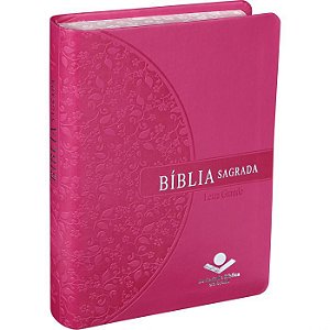 Bíblia Sagrada Letra Grande, Almeida Revista e Atualizada, Beiras floridas, cristã leitura perfeita