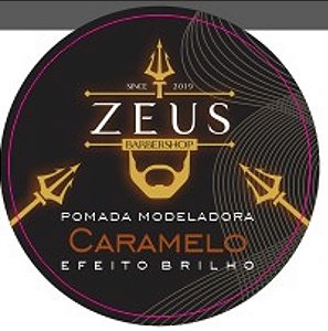POMADA MODELADORA CARAMELO ZEUS BARBERSHOP 90G