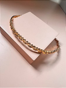 Aro Coleira Detalhado Ouro