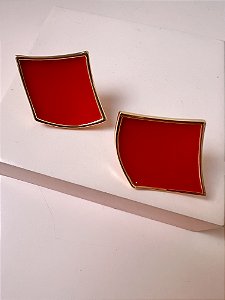 Brinco Geométrico Red G Ouro