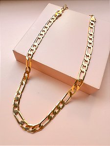 Choker Correntaria 3x1 Ouro