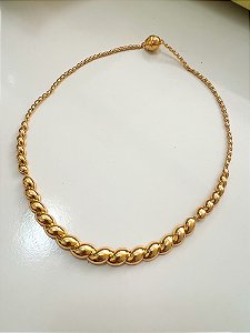 Colar Aro Gomos Ouro
