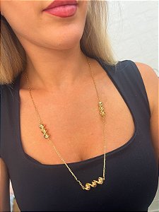Colar Longo Aspiral Ouro