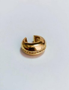 Piercing Fake Único Microzircônia Ouro