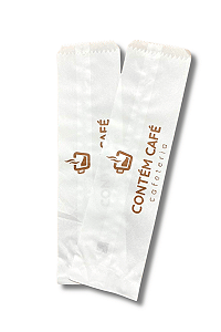 Saco De Papel Para Talher Branco Personalizado - 10000 un