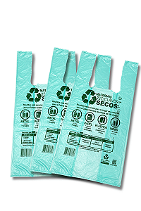 Sacola Plastica 48x54 Prefeitura Verde Para Mercado c/500