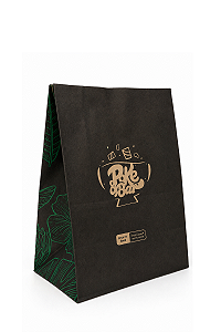 Saco de Papel Kraft Personalizado Pequeno 17X10X24 - 3000 un