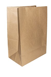 Saco Papel Kraft Liso Grande Delivery 24x14,5x31 M4 - 100 Un