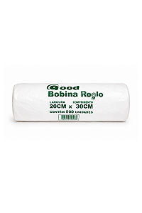 Bobina Plastica Picotada 20x30 Fina - com 500 Unidades