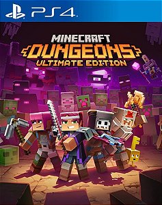  MINECRAFT DUNGEONS ULTIMATE EDITION PS4 MIDIA DIGITAL 