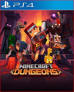 Minecraft Dungeons ps4 midia digital