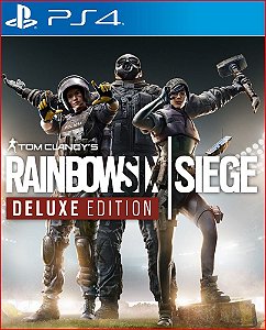 tom clancys rainbow six siege deluxe edition ps4 mídia digital