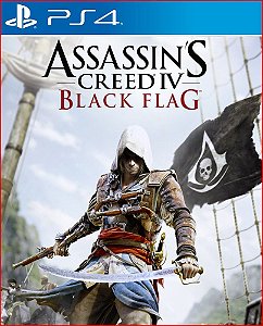 assassin's creed iv black flag ps4 mídia digital