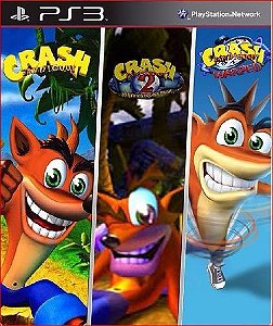 CRASH BANDICOOT TRILOGIA 1+2+3 PS3 MIDIA DIGITAL