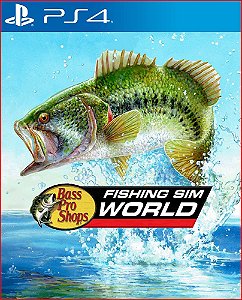 fishing sim world  bass pro shops edition ps4 midia digital