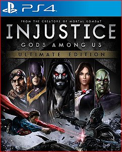 injustice gods among us ultimate edition ps4 midia digital