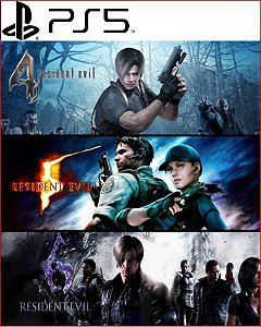 Resident Evil Triple Pack PS5 psn mídia digital