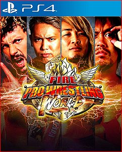 fire pro wrestling world ps4 mídia digital