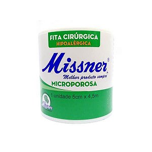 FITA CIRÚRGICA MICROPOROSA 05CM X 4,5MT - MISSNER 