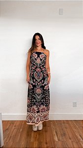 Vestido Cropped Viscose Jardim Maravilhoso - M