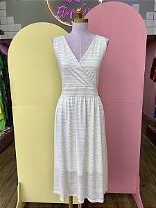 Vestido Off Fios Lurex Dourado Marisa - GG
