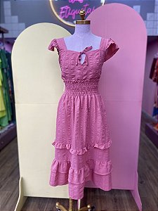 Conjunto Rose Cropped E Saia Maria Francia - GG