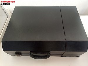 MAQUINA CAÇA NIQUEL COMPLETA MALETA FERRO HALLOWEEN - MENOS NOTEIRO - PRODUTO USADO