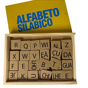 Jogo Educativo Infantil em madeira Alf Alfabeto