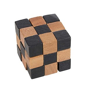Jogo Cubo II- Jogo em madeira desafio e raciocínio lógico, jogo QI