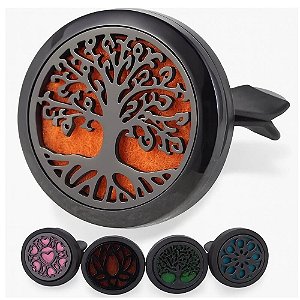 Difusor Clipe para Carro Preto 30mm Atacado Revenda 10 Unidades (Linha Premium Aço Inoxidável 316l) Kit 02