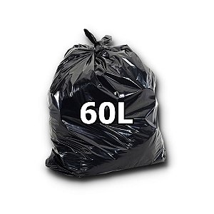 Saco de Lixo 60 Litros Reforçado - 100uni