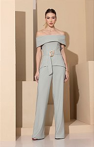 Conjunto Calça Blusa Prada Faixa com Fivela