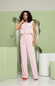 Conjunto de Calça e Blusa Alfaiataria com Ziper