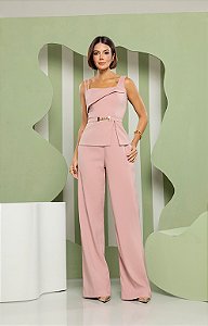 Conjunto Calça e Blusa Alfaiataria Prada com Cinto