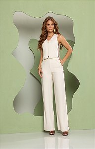 Conjunto Calça Regata com Ziper e Retilinea