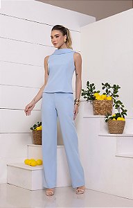 Conjunto Alfaiataria Calça e Blusa Ziper