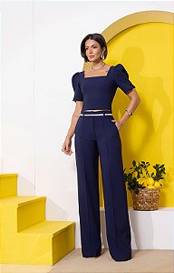 Conjunto de Calça Blusa Alfaiataria