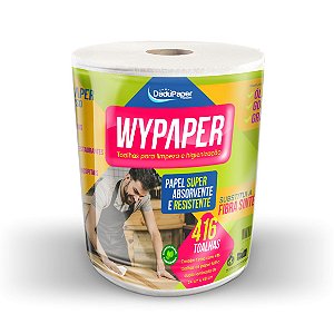 Toalhas em bobina para limpeza e higienização Wypaper c/01 bobina