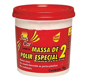 Sun Car Massa de Polir Especial 2 a Base de Água (1kg)