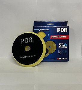 Boina Espuma PDR 5 Pol. Corte Leve Amarela
