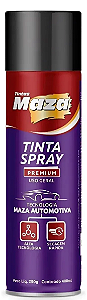 Tinta Premium Spray Preto Brilhante Maza 400ml