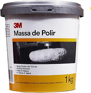 Massa de Polir Base D’água Cinza 3M 1kg